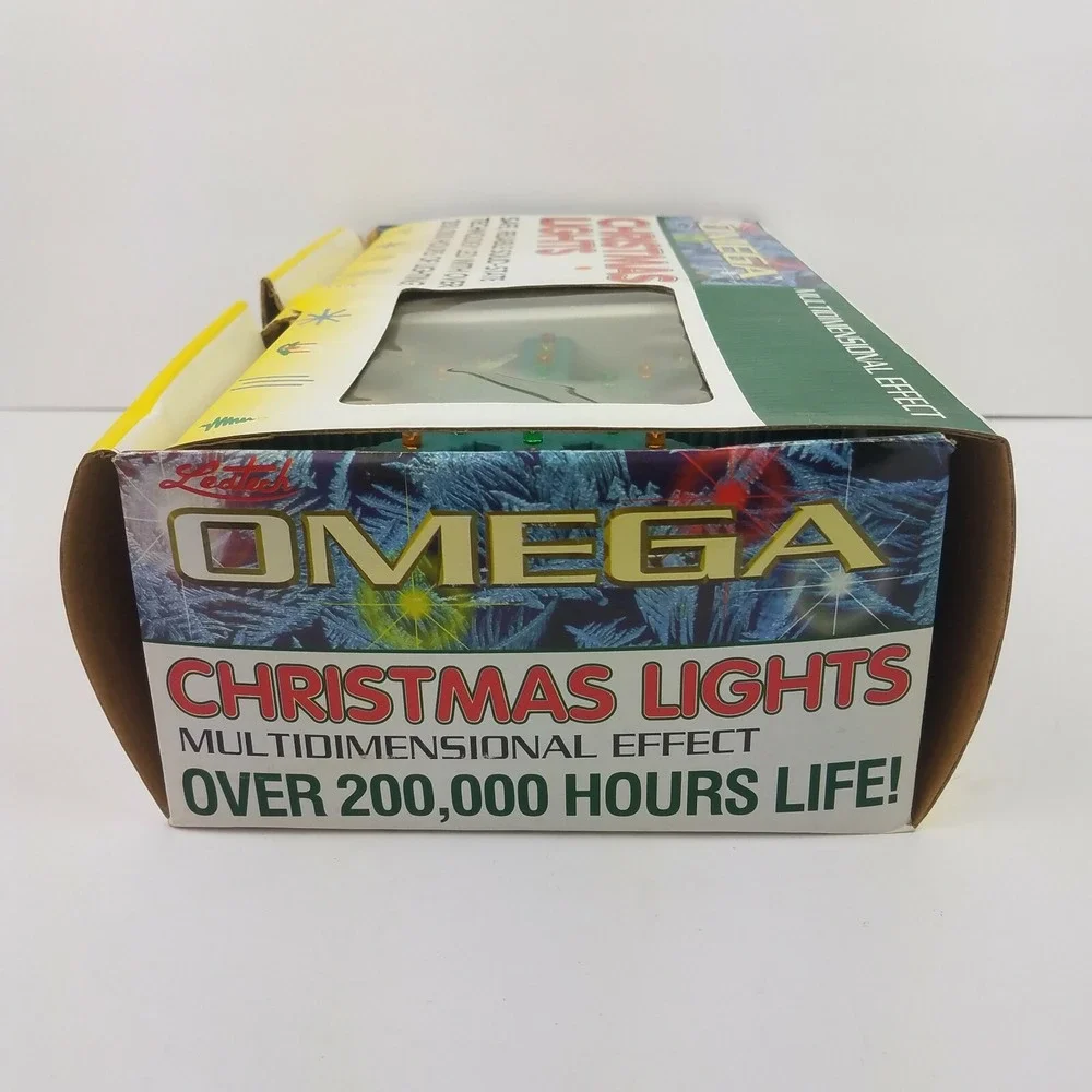 Vtg Omega Christmas LED Lights Multi Dimensional 24 Effects Las Vegas Style Show